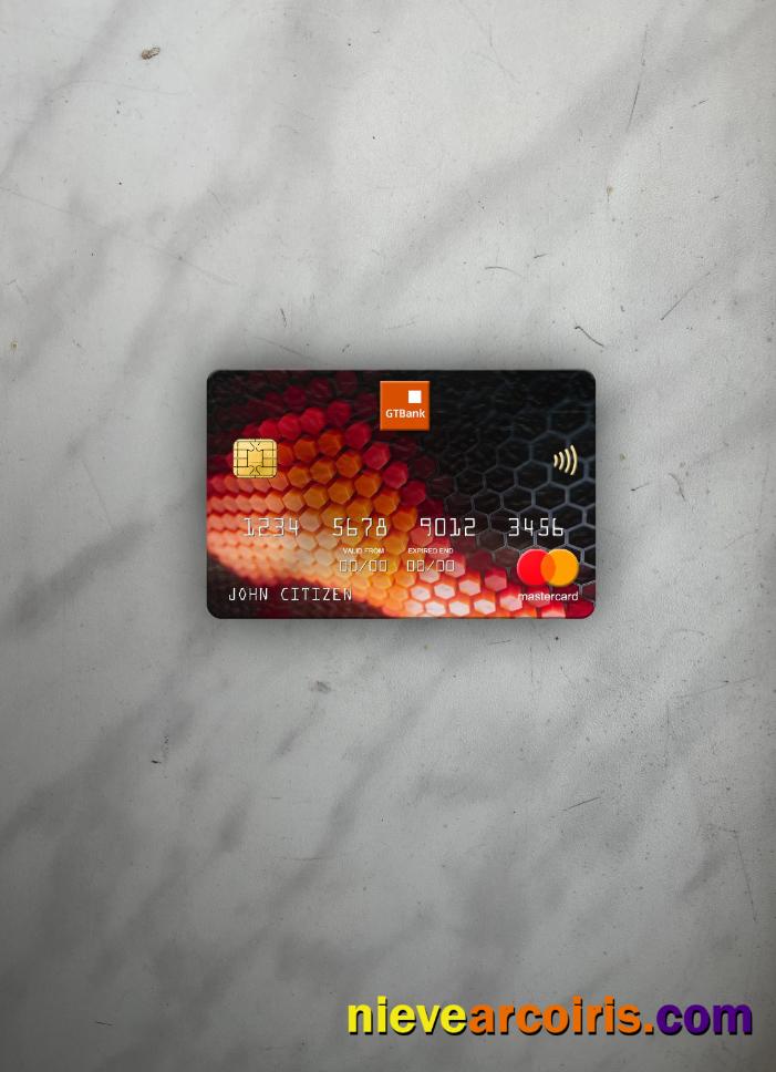 Nigeria GTBank mastercard photolook